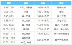 高中上课时间怎么安排(时间安排得建议)